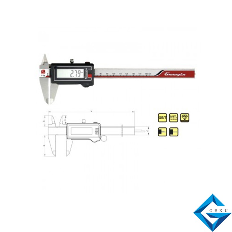 IP67防水數顯卡尺（內置無線發射器）110-801-30E測量0-150